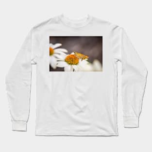 Double Skippers on PowWow Coneflower Long Sleeve T-Shirt